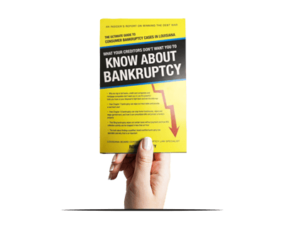 Photo of book titled "What Your Creditors Don't Want You To Know About Bankruptcy" By Robert Raley